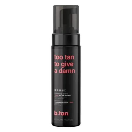 Bild 2 för b.tan Too Tan To Give A Damn 1 Hour Self Tan Mousse  200 ml