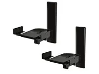 Alternativ bild 0 för B-Tech BT77, vägg, 25 kg, svart, -10 - 10°, 360°, 260,4 mm, 1 par