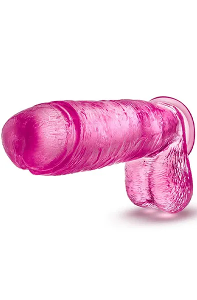 Bild 2 för B Yours Plus: Big n' Bulky Dildo, 27 cm, rosa