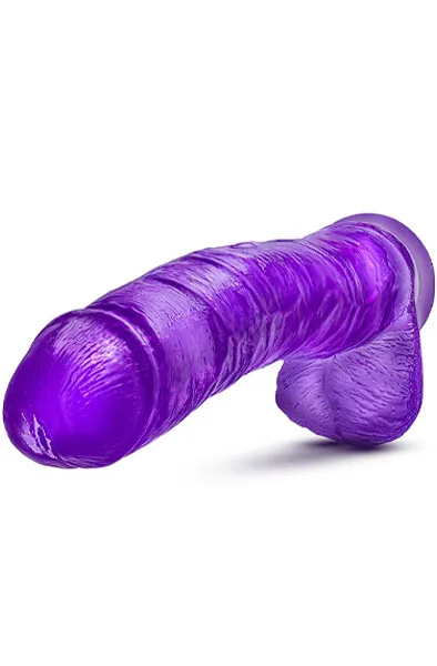 Bild 2 för B Yours Plus: Hefty n' Hung Dildo, 36 cm, lila