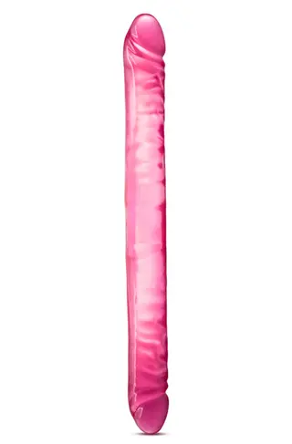 Produktfoto för B Yours Rosa Dubbeldildo 46 cm