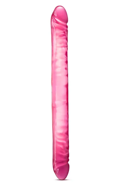 Bild 1 för B Yours Rosa Dubbeldildo 46 cm