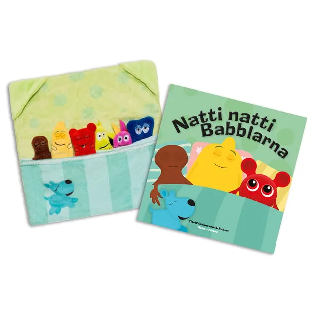Alternativ bild 0 för Babblarna Bokpaket och godnattleksak