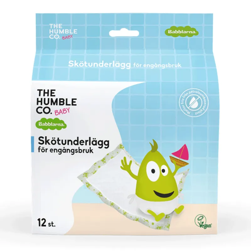Bild 1 för Babblarna Engångsunderlägg för Skötbord 12-pack