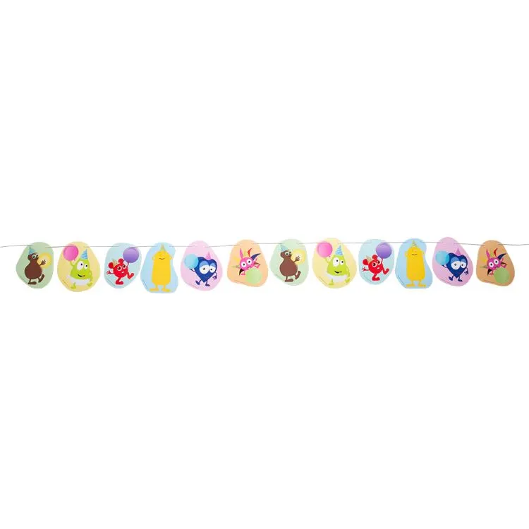 Alternativ bild 0 för Babblarna Flaggbanderoll 3m