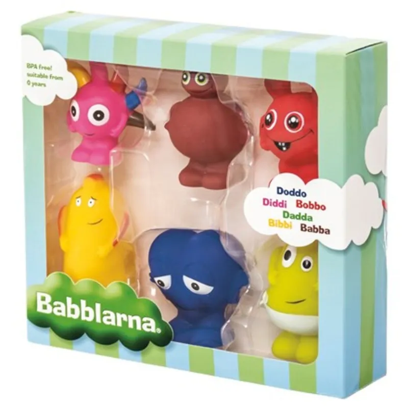 Bild 2 för Babblarna plastfigurer 6-pack