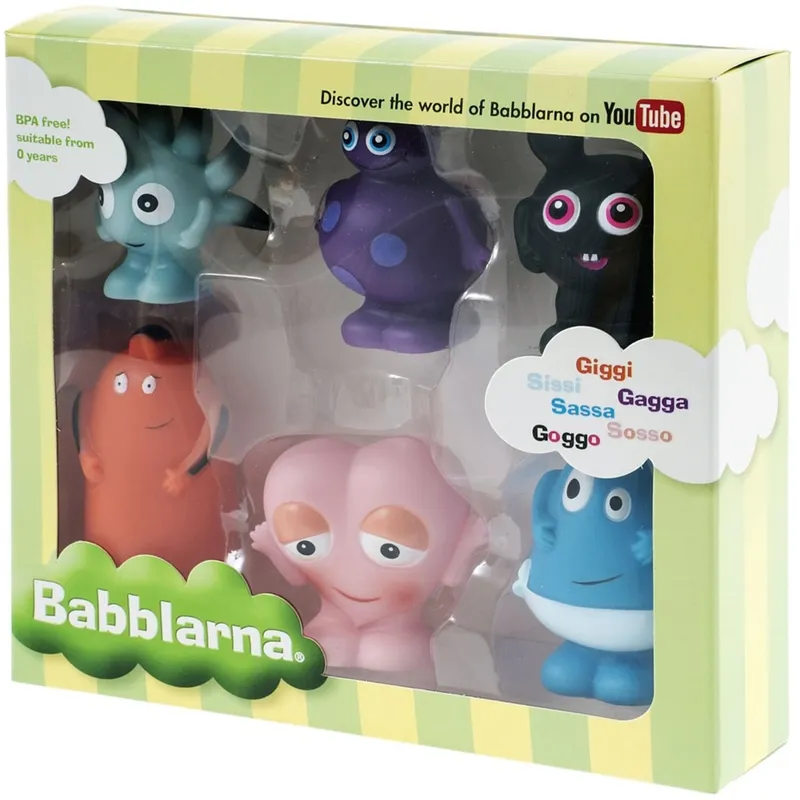 Bild 2 för Babblarna Plastfigurer G-mix 6-pack