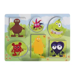 Produktfoto för Babblarna pussel, tittutpussel 6 figurer 1-3 år