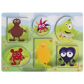 Produktfoto för Babblarna pussel, tittutpussel 6 figurer 1-3 år
