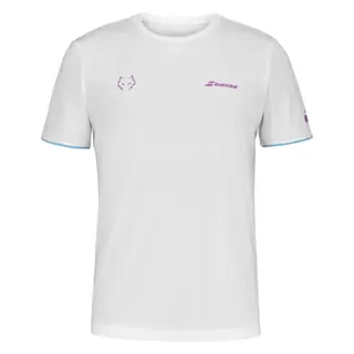 Produktfoto för Babolat Crew Neck Tee Lebrón White