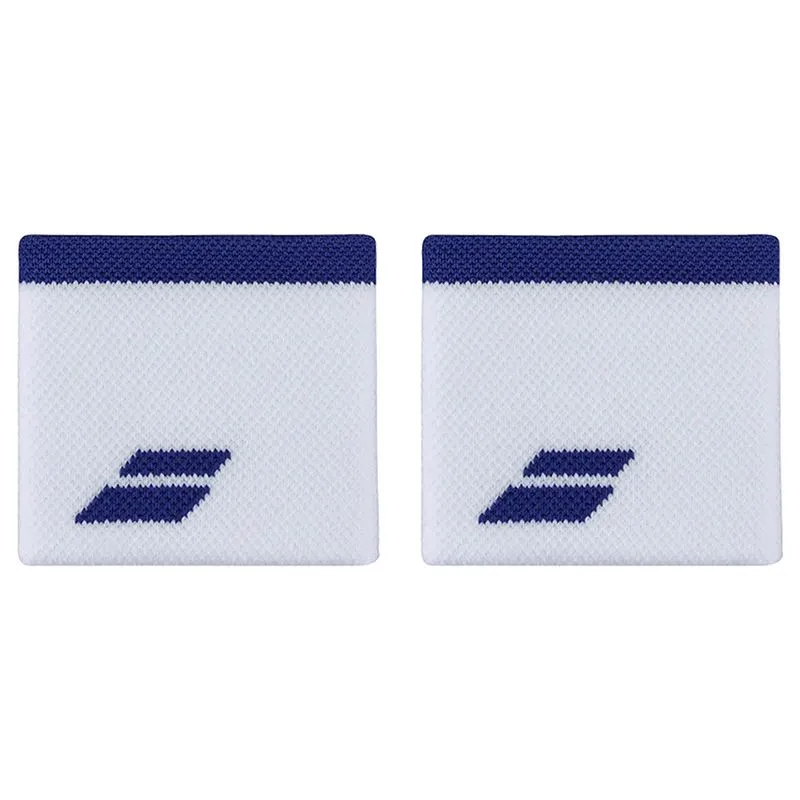 Alternativ bild 0 för Babolat Logo Wristband White/Drive Blue