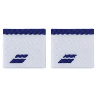 Produktfoto för Babolat Logo Wristband White/Sodalite Blue