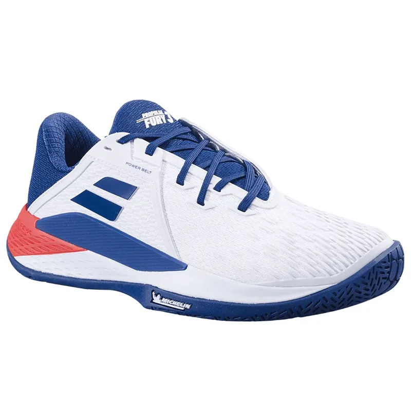 Bild 2 för Babolat Propulse Fury 3 White/Estate Blue