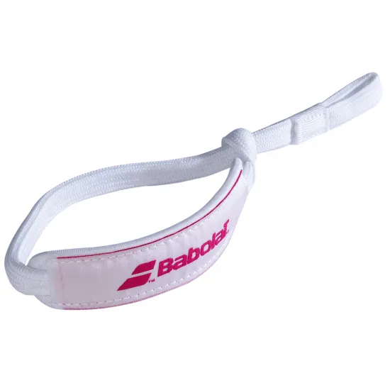 Alternativ bild 0 för Babolat Wrist Strap Padel White/Pink