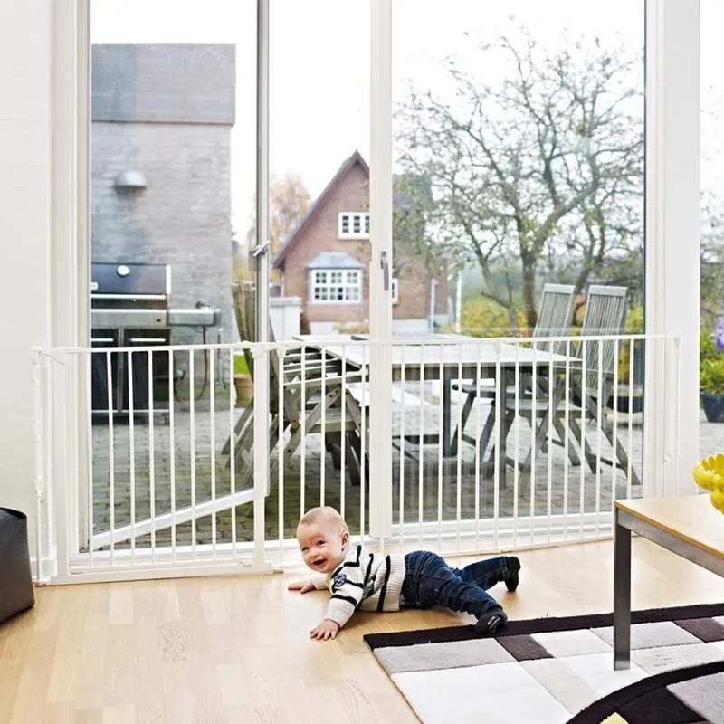 Bild 2 för Baby Dan Baby Dan - safety gate FLEX L, white