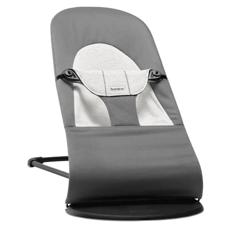 Bild 1 för BabyBjörn Babysitter Balance Soft Vävd/Jersey (Mörkgrå/Grå)