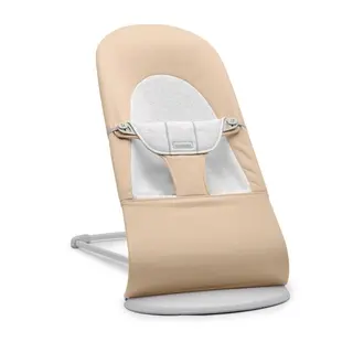 Produktfoto för BabyBjörn Babysitter Balance Soft Woven/Jersey (Beige/Grå)