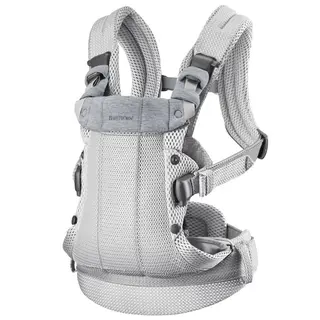 Produktfoto för Babybjörn bärsele Harmony, silver 3D mesh