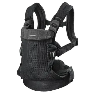 Produktfoto för Babybjörn bärsele Harmony, svart 3D mesh