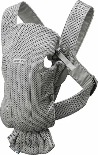 Produktfoto för Babybjörn bärsele Mini, 3D mesh grå