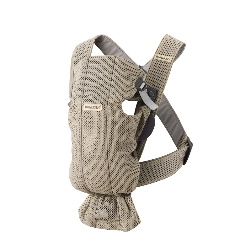 Bild 2 för Babybjörn bärsele Mini, 3D mesh gråbeige