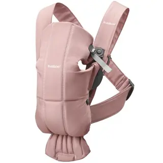 Produktfoto för BabyBjörn Bärsele Mini Bomull Dusty Pink