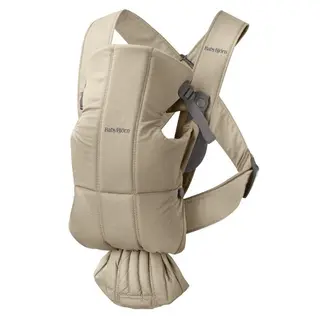 Produktfoto för BabyBjörn Bärsele Mini Vävd (Beige)