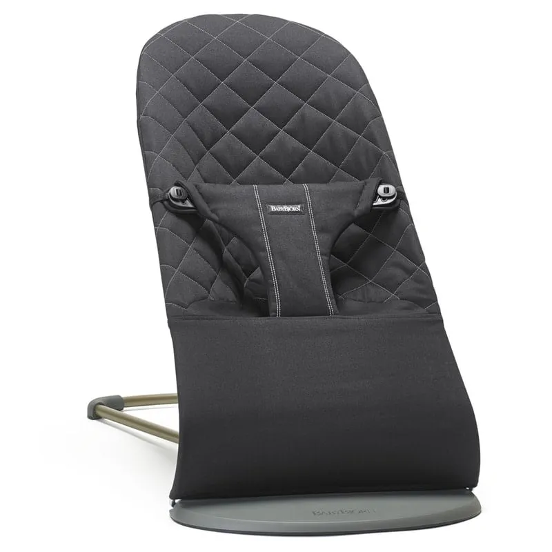 Bild 1 för Babybjörn Balance Bliss vävd quilt, svart, svart