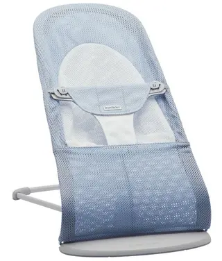 Produktfoto för Babybjörn Balance Soft mesh, himmelsblå/vit/grå ram, Skymningsblå/vit/grå ram