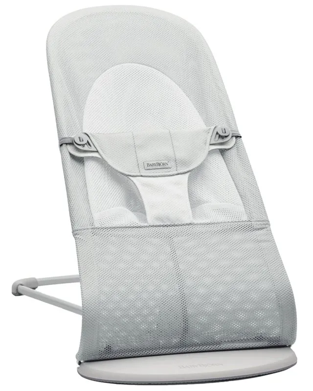 Alternativ bild 0 för Babybjörn Balance Soft mesh, silver/vit/grå ram, Silver/vit/grå ram