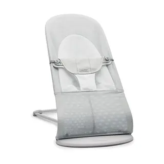 Produktfoto för Babybjörn Balance Soft mesh, silver/vit/grå ram, Silver/vit/grå ram