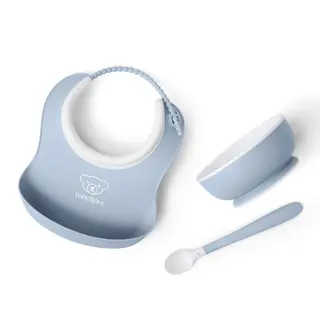 Produktfoto för Babybjörn Barnservis 3-delar (Powder Blue)