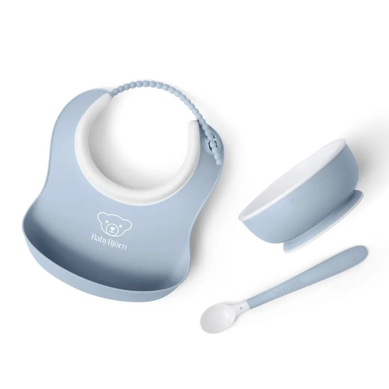 Bild 1 för Babybjörn Barnservis 3-delar (Powder Blue)