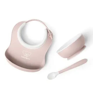 Produktfoto för Babybjörn Barnservis 3-delar (Powder Pink)