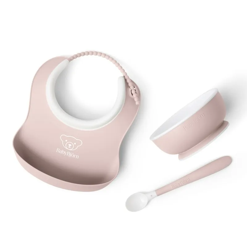 Bild 1 för Babybjörn Barnservis 3-delar (Powder Pink)