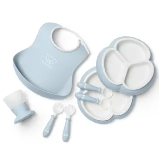Produktfoto för BabyBjörn Barnservis 8 delar (Puderblå)