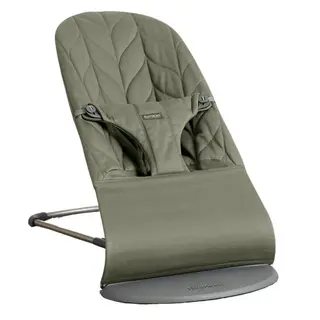 Produktfoto för BabyBjörn Bliss Vävd/blommig quilt Mörkgrön 006140
