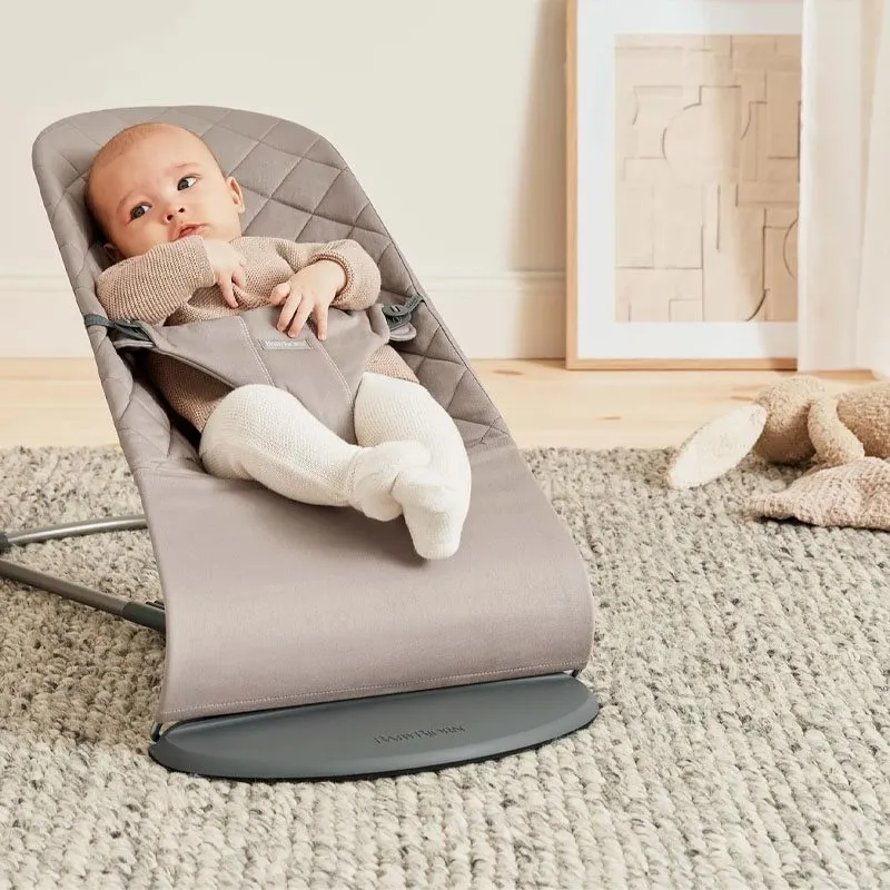 Bild 2 för BabyBjörn Bliss Woven -sitteri, Sand Grey