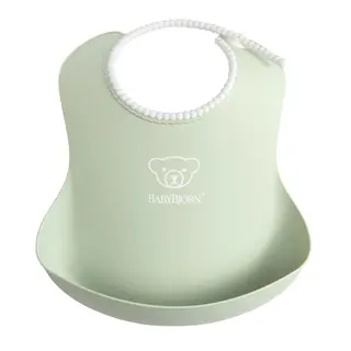 Produktfoto för Babybjörn haklapp 1-pack, blekgrön