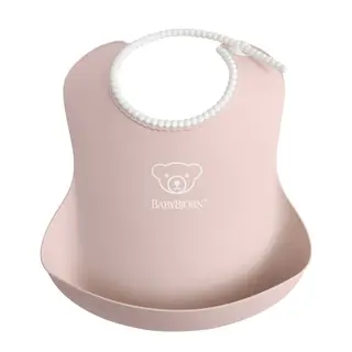 Produktfoto för Babybjörn haklapp 1-pack, blekrosa