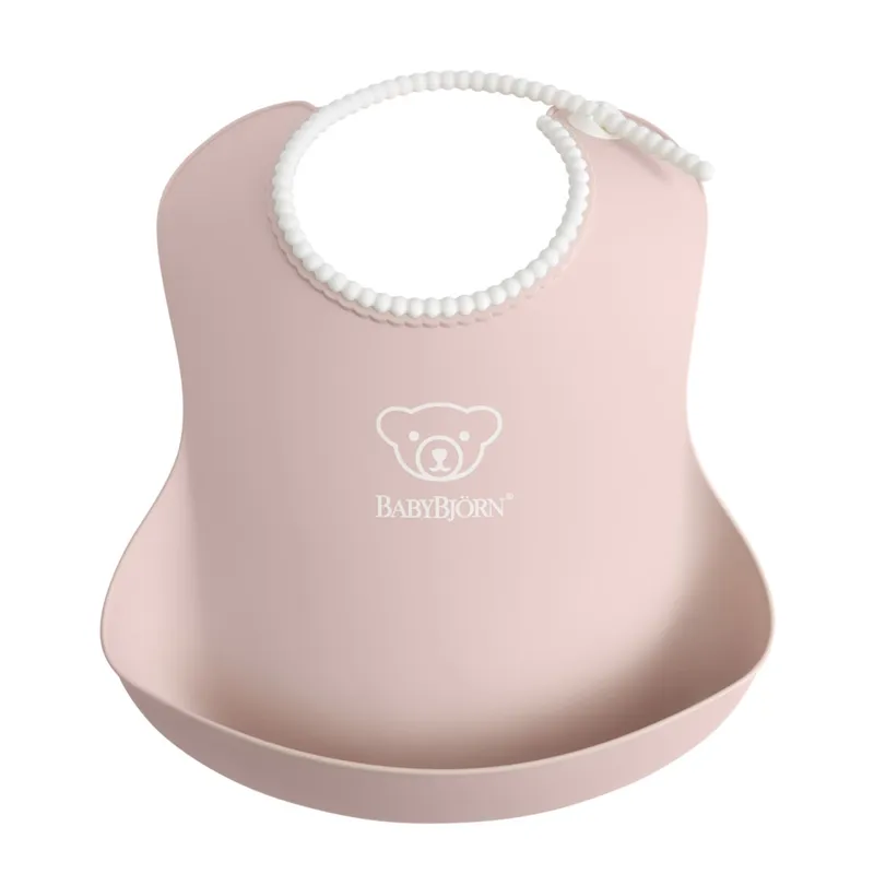 Bild 2 för Babybjörn haklapp 1-pack, blekrosa