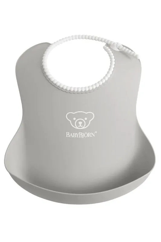 Alternativ bild 0 för BabyBjörn Haklapp Grå
