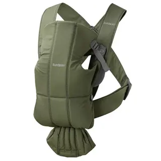Produktfoto för BabyBjörn Mini Woven baby carrier, dark green