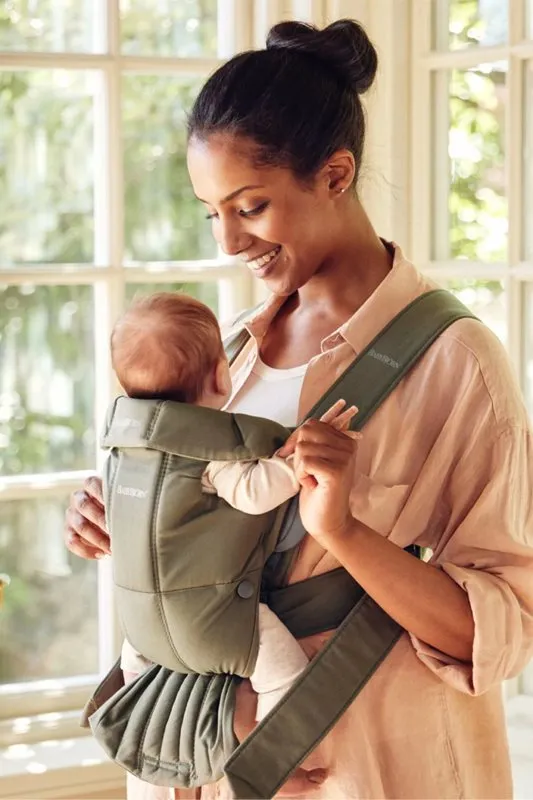 Bild 2 för BabyBjörn Mini Woven baby carrier, dark green