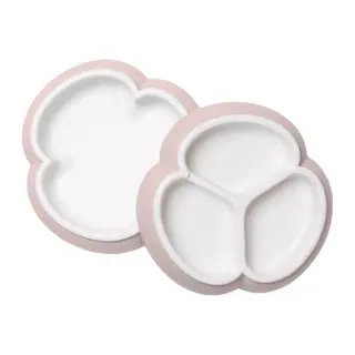 Produktfoto för Babybjörn tallriksset 2-pack, blekrosa