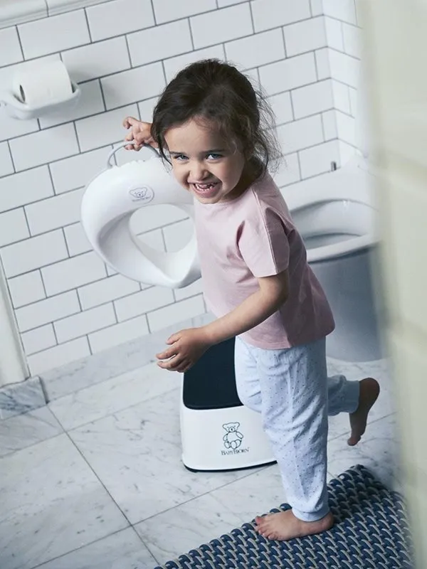 Bild 2 för Babybjörn toalettsits, vit/grå