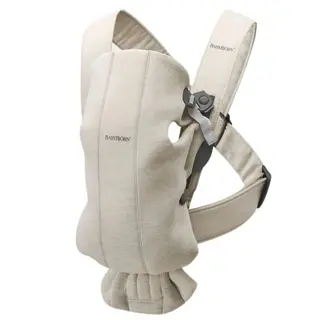 Produktfoto för BABYBJORN nešioklė MINI 3D JERSEY, light beige, 021087