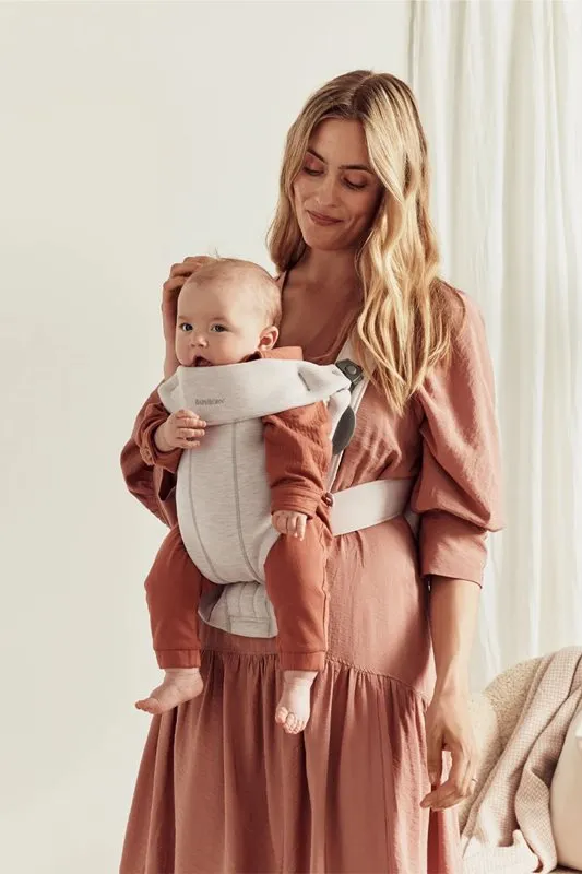 Bild 2 för BABYBJORN nešioklė MINI 3D JERSEY, light beige, 021087