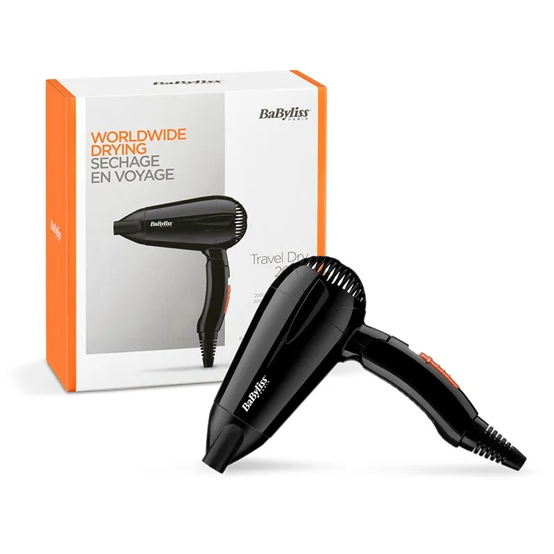 Bild 2 för BaByliss Hårfön Travel Dry 2000 5344E