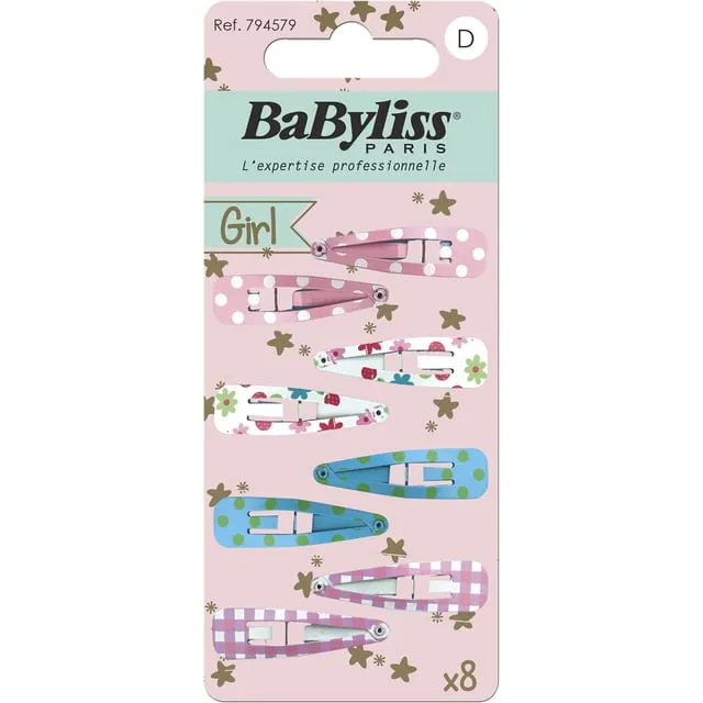 Alternativ bild 0 för BaByliss Paris Accessories 794579 Hårklämma 8 st kids